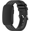 GIOPUEY Cinturini Compatibile con Garmin CIRQA Band, Morbido Silicone Cinturino [Resistente all'Usura] [Traspirante] - A-Black