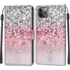 SIENIANLINE Cover per iPhone 11 Pro Max custodia portafoglio Gradiente argento | Chiusura magnetica, Scomparti carte, Funzione supporto, Pelle PU flip cover per iPhone 11 Pro Max
