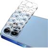 Generic Protezione per obiettivo della fotocamera per iPhone 13 Pro e iPhone 13 Pro Max, in vetro temperato, durezza 9H, ultra HD, antigraffio, facile da installare, compatibile con custodia [non influisce
