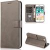 CTIUYA Cover per iPhone SE 2022 / SE 2020 / iPhone 8 / iPhone 7,Grigio | Custodia Pelle Portafoglio a Libro con Porta Carte Interno Silicone Antiurto, Funzione Supporto Libretto Flip Case Magnetica