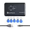 Neuftech Lettore di schede RFID USB 125Khz Reader Scrittore ID con 5x ID Portachiav