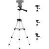 AYIZON Treppiede di supporto per Logitech C920, per webcam Logitech Brio 4K, C925e, C922x, C922, C930e, C930, C920, C615, altezza di 65 cm, nero
