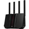 ASUS RT-BE92U, Router Tri-band WiFi 7, Per Modem Operatore e Ont, Nero | AiMesh Estendibile, 9,7Gbps, 320MHz, 4K-QAM, Porte WAN 10G, Porte LAN Quad 2,5G, VPN, Tethering Mobile 4G LTE/5G, Smart Home