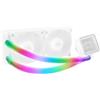 Mars Gaming MCA-WT, Guaine ARGB per Tubi di Raffreddamento a Liquido, 30 LED ARGB Ultra Luminosi Personalizzabili, Silicone Morbido Ecologico, Compatibilità Totale, 330mm