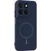 GIOPUEY Cover per Motorola Moto G67, Magnetica Custodia Compatibile con MagSafe, Morbido TPU Silicone Custodia, Resistente all'Usura - Navyblue