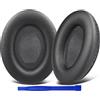 SoloWIT Cuscinetti per Bose cuffie - Nero | per QuietComfort QC15/QC25/QC2/QC35, (SoundTrue/SoundLink) Around-Ear I/II, AE2/AE2i