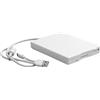 BlyeMichdi Unità floppy disk esterna USB portatile da 3,5 pollici, 1,44 MB, USB 3.0 e | Slimline Floppy Disk Drive - Accessorio esterno per computer, compatibile con PC, Plug and Play, bianco