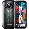 DOOGEENEXT S118 Plus Rugged Smartphone, 32GB+512GB/2TB, 10800mAh 33W, MTK G100 | 6,58 FHD+120Hz Telefono Indistruttibile, 50MP+12MP Visione Notturna, IP68 Telefono Cellulare, 4G Dual SIM, NFC, OTG, Face ID