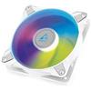 ARCTIC P12 PWM PST A-RGB - Ventola per case PC PWM da 120 mm ottimizzata per la pressione statica, ventola per case, semi-passiva: 200-2000 rpm (0 rpm <5%), 5V 3 pin A-RGB LED, ventola singola -