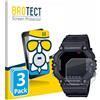 brotect Pellicola Vetro per Casio AE-1600H | 3 Pezzi Opaca Protezione Schermo Made in Germany Anti-Riflesso Durezza 9H Anti-Graffio