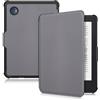 Yiernuo Custodia Compatibile con Kobo Clara Colour/Clara BW(2024)/Clara 2E(2022) &Tolino Shine Color/Shine 5(2024)/Shine 4(2022) eReader,Ultra Sottile Cover con Auto Sveglia/Sonno,Grigio
