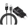 JupptElectronics Caricabatterie originale di tipo C con cavo di ricarica USB per Samsung Galaxy S8, S8 Plus, S9, S9+, S10, S10+, S10e, A50, A51, A40, A30, A20, A20e, Z Flip3, Z Fold2