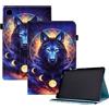CXTcase Custodia per Lenovo Tab M10 (3rd Gen) 10.1 2022,PU Intelligente Tablet Cover Lenovo Tab M10 3rd Gen 10.1 2022,Tablet Custodia con Slot per Schede,Lupo Spaziale