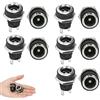 HJDJBD 10 prese DC da 5,5 x 2,1 mm, connettori a 2 poli, DC Power Jack, spina cava, presa da incasso, connettori da incasso