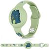 Meliya Bracciale in Morbido Silicone per Bambini per Apple Airtag, Protettiva GPS Anti-Perso, Localizzatore di Monitoraggio Impermeabile, Cinturino per Adolescenti Anziani Bambi (Verde oliva)