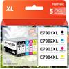 Nalifystic 79XL T79XL E79 Inchiostri compatibili per EPS T7901 T7902 T7903 T7904 per WF-4630DWF WF-4640DTWF WF-5110DW WF-5190DW WF-5620DWF WF-5690DWF WF-5190DW WF-569 00DWF(5 unità, 2 x BK 1 x C/M/Y)