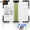 HUBEI EB-BT585ABA EB-BT585ABE GH43-04628A Batteria per laptop | Sostituzione per Samsung Galaxy Tab A 10.1 10.1 2016 SM-T580 SM-T585(3G,4G/LTE &WiFi) SM-P580 SM-P585 SM-T585C(3.8V 7300mAh)