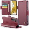 Phernykas Custodia a Libro Portafoglio per Samsung Galaxy S22 Plus, RFID | 3 Slot - Per Pendolarismo, Flip Cover Doppia Fibbia Magnetica, Pelle PU Anti-Macchia, Supporto, Lavoro, Telefono Libretto