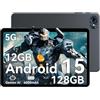 TABWEE 2026 Tablet 10 Pollici Android 15, 12GB RAM + 128GB ROM(TF/2TB), Octa-Core 2.0 GHz, 5G WiFi, Bluetooth 5.0, Widevine L1, 6000mAh, 5MP, 1280 * 800 Pixels FHD, Gemini AI, Tablet Economico