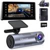 OTTOCAST OttoSafe Cam Dash Cam Auto Anteriore 2K e Posteriore 1080P con Adattatore Wireless CarPlay e Android Auto, Controllo dallo Schermo Auto, WiFi 6, Bluetooth 5.4, Scheda microSD 64GB