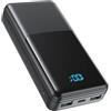 Coblob Power Bank 27000mAh, USB-C PD 30W Caricabatterie Portatile Carica Rapida | USB C (Ingresso e Uscita), Batteria di Riserva Compatibile con iPhone 17 16 15 14 13 12 11 Pro Samsung Xiaomi, Nero