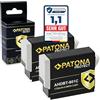 PATONA 2X Protect Batteria per GoPro AHDBT-901 SPBL1B Enduro | Batteria di ricambio per Hero 9/10/11/12 action cam, box protettivo ignifugo - per action, inverno e immersioni