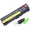 MKLJHND Batteria for laptop 4329mAh 57Wh 70+, compatibile con Lenovo ThinkPad T430 T410 T410i T420 T420i T510i T520i 45N1005 45N1004 45N1001 45N1000