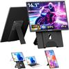 Blackview Monitor Portatile Ultra-Sottile 16 Pollici FHD 1200P, Supporto Magnetico Rotante 360°, Schermo Esterno Laptop per Viaggio & Ufficio, Plug & Play - Compatibile con Windows/Mac/PC/PS5.