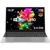 Kayoote 15.6 Portatile PC Win11 Pro, Notebook 8 GB RAM SSD 128 GB, Laptop Computer con Display 1920x1080 FHD, Celeron N5095, Fingeprint Integrato, Wi-Fi, BT, HDMI, Tastiera Digitale Retroilluminata