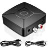 Puiseno Ricevitore Bluetooth 6.0 per impianto stereo con SBC, decodifica AAC, decodifica Hi-Res, adattatore Bluetooth aux (jack da 3,5 mm su 2 prese RC), AVRCP, A2DP, HFP, protocolli Bluetooth HSP, USB-C