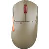 Pulsar Gaming Gears X3 CrazyLight Mouse Gaming wireless, Mini, Desert | Ultraleggero 1.55 oz (44g), Ergonomico, Lati curvi, Gobba posteriore media, Presa Palm/Claw rilassata, XS-1, 32K DPI, 8K