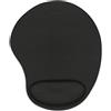 Magnet Tappetino per mouse nero, tocco morbido, comfort con poggiapolsi ergonomico, migliora la precisione, professionale