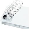 Generic Confezione da 5 protezioni per obiettivo della fotocamera per iPhone 13 da 6,1 pollici e iPhone 13 mini da 5,4 pollici, vetro temperato 9H, antigraffio, compatibile con custodie, cerchio notturno