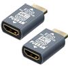 FUERAN Adattatore per emulatore HDMI EDID, 1920 x 1080 @ 60 Hz, Plug & Play, compatibile con Mac, Thunderbolt a HDMI, interruttori, ricevitori AV, Extenders (4K (default-3840 x 2160 @60 Hz) 2P)