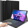 RTQAZWSXE YSJX Kit Custodia in Pelle for Tablet con Tastiera Nera QWERTY Adatta for Lenovo Tab Plus 11,5 Pollici TB351FU