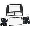 KMAGE Mascherina per autoradio Mascherina Autoradio Per Jeep Per Grand Cherokee 1999-2005, Mascherina Cruscotto, Adattatore Per Console Stereo KMAGE