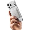 Baseus Mini Magsafe Powebank 5000mAh 20W con Supporto Pieghevole, Qi2-Certificato Magnetico Power Bank Magnetic Ricarica Rapida Batteria Esterna per iPhone 17/16/15/14/13/12/PRO Max Series, Titanio