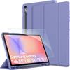 CACOE Cover con Samsung Galaxy Tab S10 Lite / S10/S9 FE 10.9 / S9 11 | Custodia con Samsung Galaxy Tab S10 Lite / S10/S9 FE 10.9 2025/2023 / S9 11 2023 con Vetro Temperato Ultra ,Glicine Viola