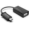 N NEWTOP Cavo Adattatore AD09 OTG USB 2.0 Femmina a Micro USB USB-A Maschio Adatta Convertitore Compatibile con Android Cellulari Smartphone Tablet per Unità Flash Tastiera Mouse Dati (Nero)