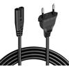 Wufaa 2.5 A Caricatore Altoparlante per JBL Partybox 110 310 710,C7 Euro 2 Pin | Cavo di alimentazione a 2 pin per JBL, 1,8 m, cavo di alimentazione per PS5, PS4, PS3, Xbox Serie X/S TV