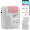 HOMGEN Mini Stampante per Etichette Bluetooth con App e USB Stampante Termica Senza Inchiostro Compatibile con Diverse Dimensioni di Etichette Stampante Wireless per Ufficio Scuola e Casa