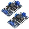 BGTXINGI 2 pezzi DC-DC Convertitore di tensione verso il basso modulo regolabile stabile 36 V, 24 V, 12 V a 5 V, 2 A, modulo di alimentazione con indicatore LED