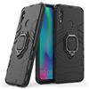 MaiJin Compatibile con Huawei P Smart (2019), Honor 10 Lite Cover, Custodia Armor Anello Cavalletto (Funziona con il Supporto Magnetico per Auto) Case Paraurti (Nero)