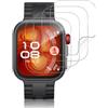 Funrae TPU Pellicola Protettiva Compatibile per Huawei Watch Fit 4 Pro/Fit 4/Fit 3 [4 PCS], Senza Bolle [Anti Graffi] Ultra HD Protezione Schermo Protettivo Facile con Kit D'Installazione