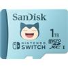 SANDISK scheda microSDXC per console Nintendo Switch 1TB, Edizione Pokémon Snorlax (velocità di lettura fino a 100 MB/s, UHS-I, 4K UHD, V30, Class 10, U3