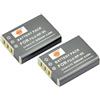DSTE DE DSTE 2x NP-95 Ricaricabile Li-ion Batteria Compatibile per Fujifilm FinePix F30, FinePix F31fd, FinePix Real 3D W1, FinePix X100, FinePix X30, FinePix X100T, FinePix X100LE