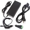 Xenocam Alimentatore CC da 12 V, 10 A, 120 W, con cavo splitter a 8 vie per telecamere CCTV, luce LED