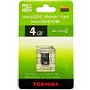 Toshiba MicroSDHC 4GB Toshiba CL4 Sous Blister/Retail (SD-C04GR7W4)