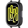 xhKJO Silicone Cover per Xiaomi Redmi Watch 5 Active Custodia Case, Diamond Pattern TPU Protettivo Case Skins Copertura Resistente Shell, SmartWatch Shell per Xiaomi Redmi Watch 5 Active (nero)