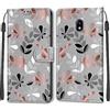 SIENIANLINE Cover per Samsung Galaxy J5 2017 custodia portafoglio Foglia | Chiusura magnetica, Scomparti carte, Funzione supporto, Pelle PU flip cover per Samsung J5 2017